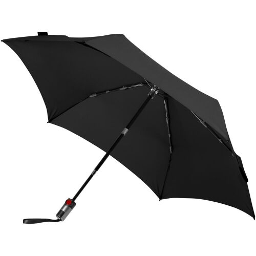 Зонт складной TS220 с безопасным механизмом, черный 8