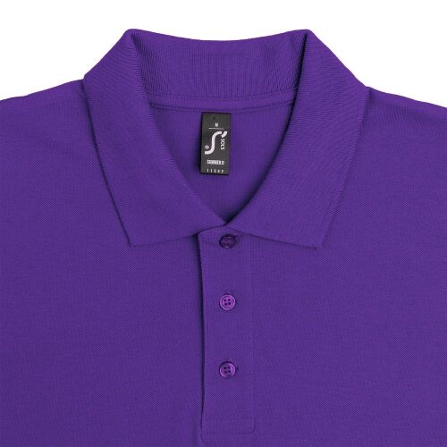 Рубашка поло мужская Summer 170 темно-фиолетовая, размер XXL 2