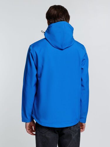 Куртка софтшелл мужская Zagreb, ярко-синяя, размер S 5