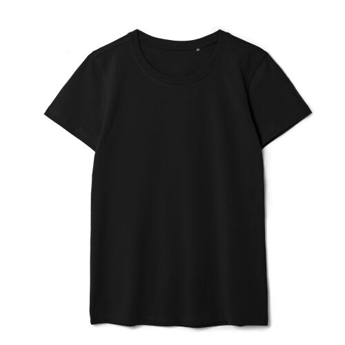Футболка женская T-bolka Stretch Lady, черная, размер XL 1