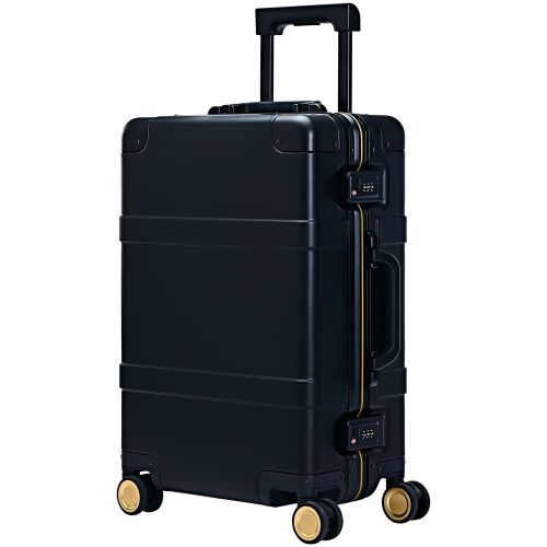 Чемодан Metal Luggage, черный 15
