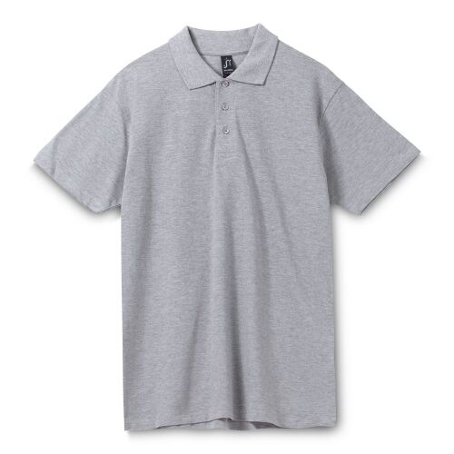 Рубашка поло мужская Spring 210 серый меланж, размер S 8
