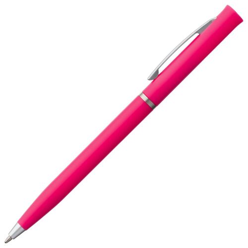 Ручка шариковая Euro Chrome, розовая 2