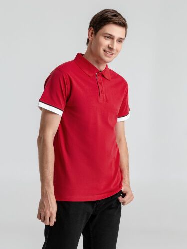 Рубашка поло мужская Anderson, красная, размер XXL 5