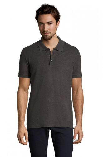 Рубашка поло мужская Phoenix Men темно-серый меланж, размер 3XL 4