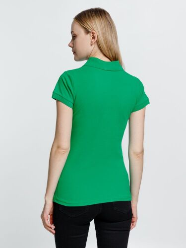 Рубашка поло женская Virma Premium Lady, зеленая, размер S 4