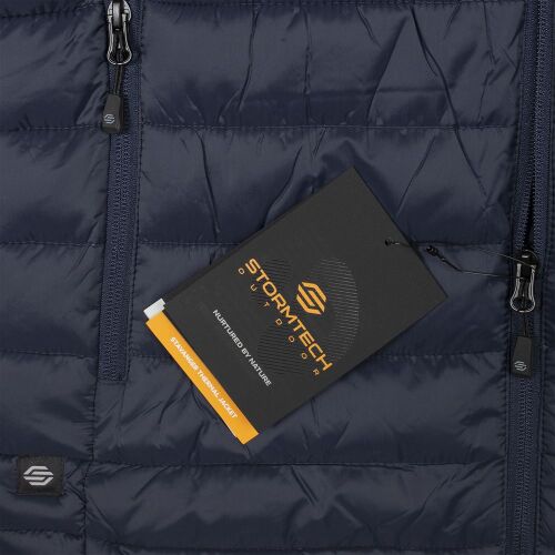Куртка компактная мужская Stavanger темно-синяя с серым, размер  12
