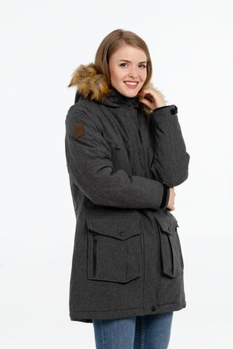 Куртка парка женская Explorer серый меланж, размер XS 4
