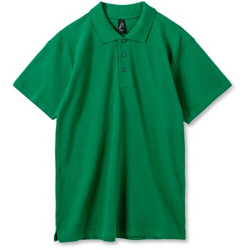 Рубашка поло мужская Summer 170 ярко-зеленая, размер S 8