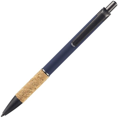 Ручка шариковая Cork, синяя 3