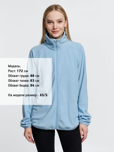 Куртка флисовая унисекс Fliska, голубая, размер XL/XXL 6