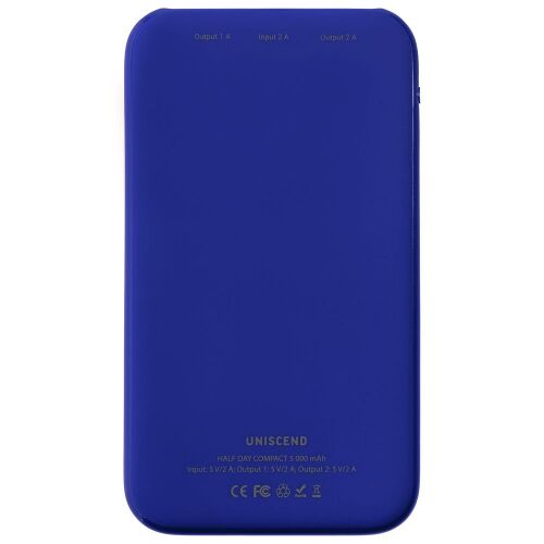 Внешний аккумулятор Uniscend Half Day Compact 5000 мAч, синий 2
