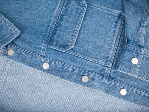 Куртка джинсовая O2, голубая, размер M/L 4