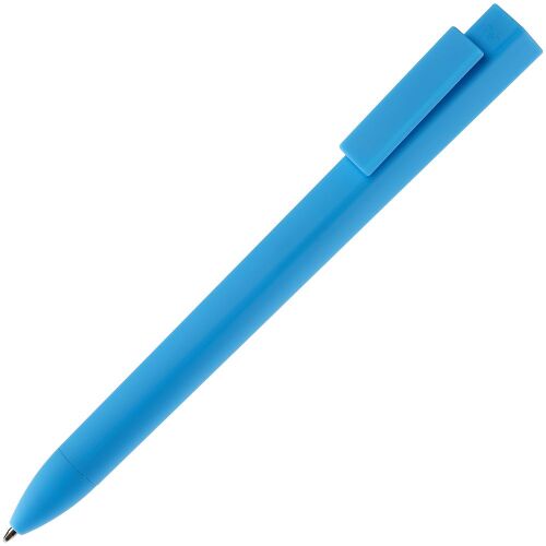 Ручка шариковая Swiper SQ Soft Touch, голубая 1