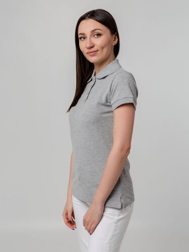 Рубашка поло женская Virma Premium Lady, серый меланж, размер S 3