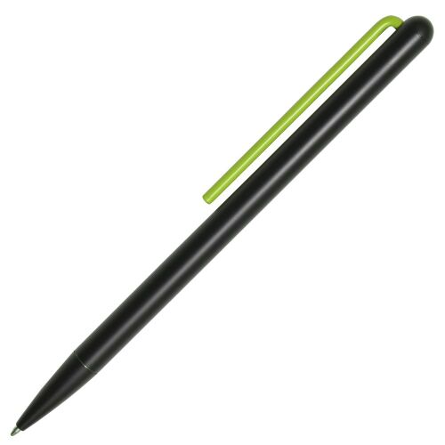 Шариковая ручка GrafeeX в чехле, черная с зеленым 1
