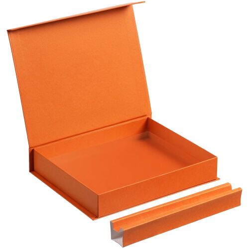 Коробка Duo под ежедневник и ручку, оранжевая 3