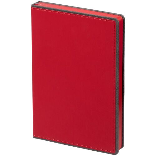 Ежедневник Frame, недатированный, красный с серым 8