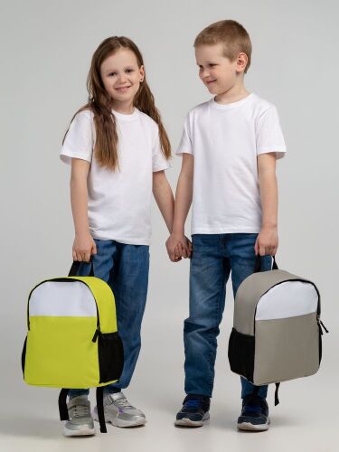 Детский рюкзак Comfit, белый с зеленым яблоком 7