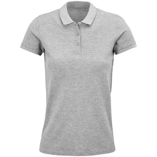 Рубашка поло женская Planet Women, серый меланж, размер S 1