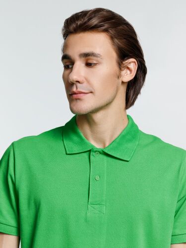 Рубашка поло мужская Virma Premium, зеленое яблоко, размер M 5