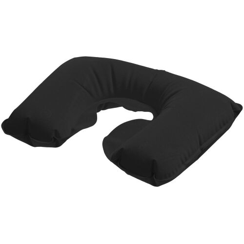 Надувная подушка под шею в чехле Sleep, черная 1