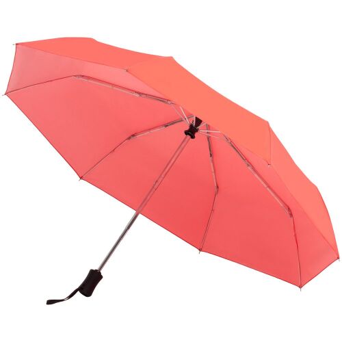 Зонт складной Manifest Color со светоотражающим куполом, красный 3