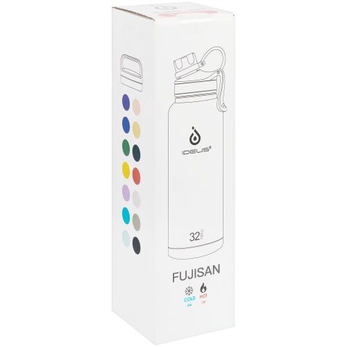 Термобутылка Fujisan XL, белая (молочная) 8