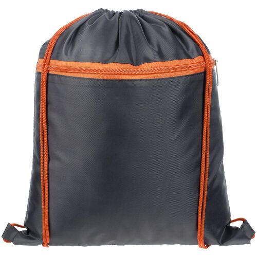 Детский рюкзак Novice, серый с оранжевым 2