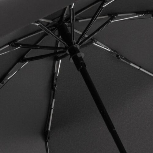 Зонт складной AOC Mini с цветными спицами, серый 2