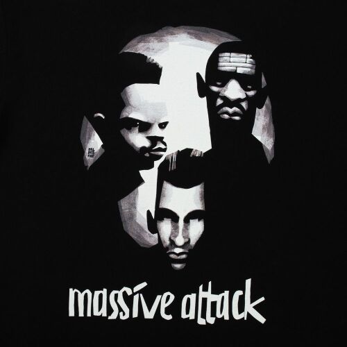 Футболка «Меламед. Massive Attack», черная, размер S 10