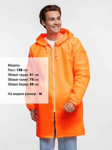 Дождевик Rainman Zip, оранжевый неон, размер M 11