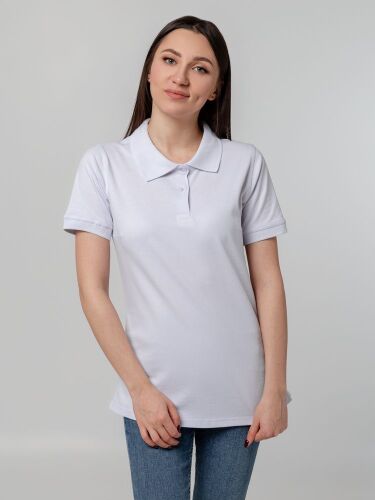 Рубашка поло женская Virma Stretch Lady, белая, размер L 4