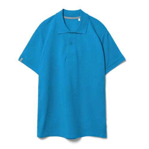 Рубашка поло мужская Virma Premium, бирюзовая, размер M 8