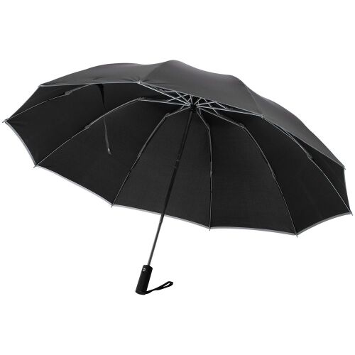 Складной зонт-наоборот Savelight со светоотражающим кантом 1