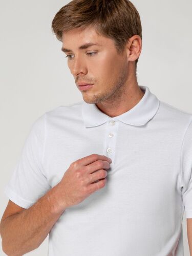 Рубашка поло мужская Virma light, белая, размер S 6
