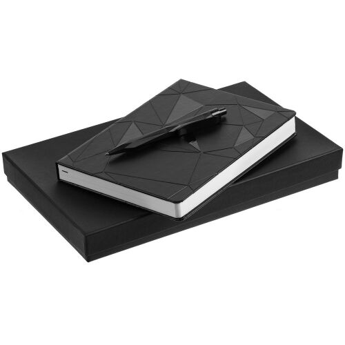 Набор Gems: ежедневник и ручка, черный 1