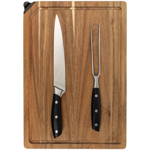 Набор для мяса Slice Twice с ножом-слайсером и вилкой 1