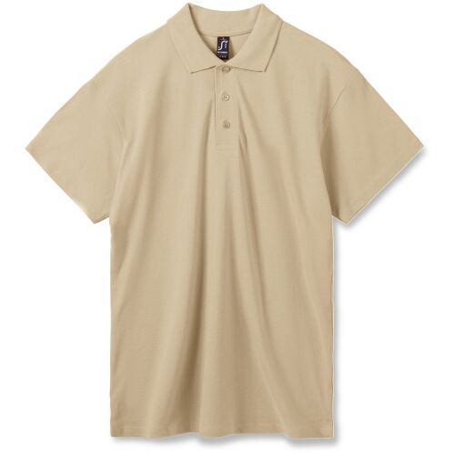 Рубашка поло мужская Summer 170 бежевая, размер XL 8