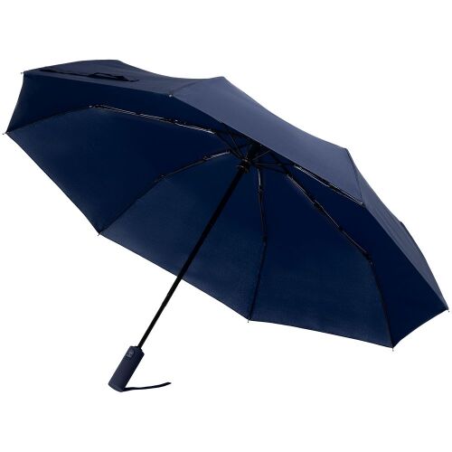 Зонт складной Ribbo, темно-синий 8