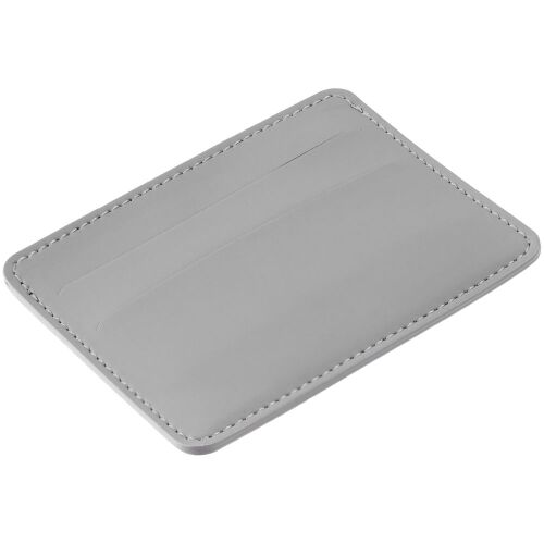 Чехол для карточек Shall Simple, серый 3