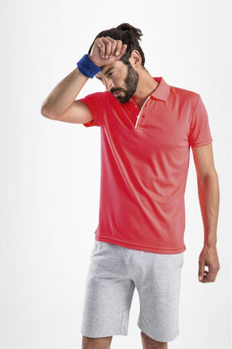 Рубашка поло мужская Performer Men 180, розовый коралл, размер S 4
