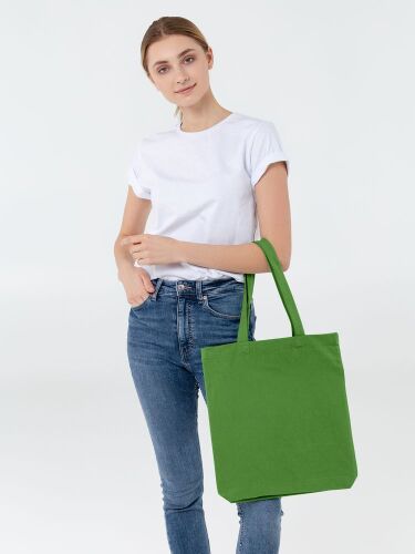 Холщовая сумка Avoska, ярко-зеленая 5