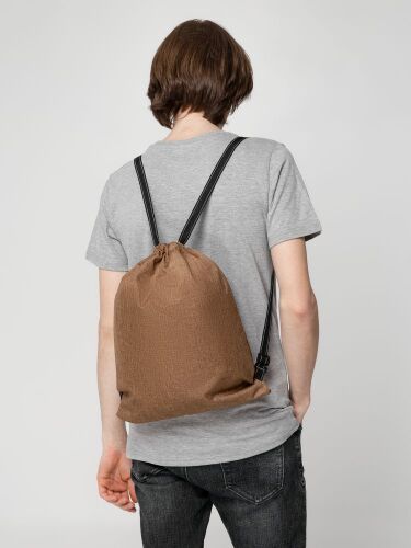Рюкзак-мешок Melango, коричневый 5