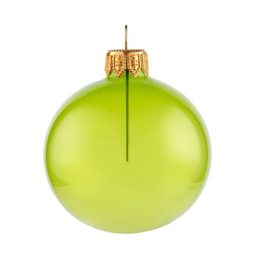 Елочный шар Gala Night в коробке, зеленый, 6 см 2