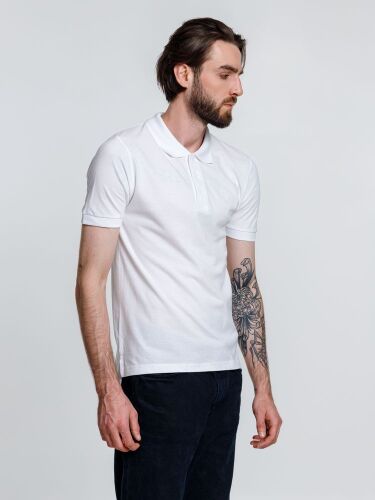 Рубашка поло мужская Adam, белая, размер L 3