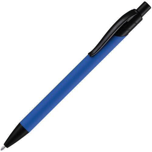 Ручка шариковая Undertone Black Soft Touch, ярко-синяя 1