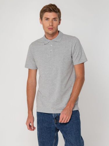 Рубашка поло мужская Virma light, серый меланж, размер S 4