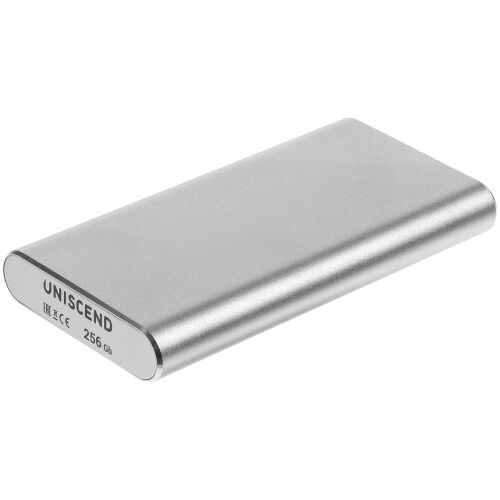 Портативный внешний SSD Uniscend Drop, 256 Гб, серебристый 9