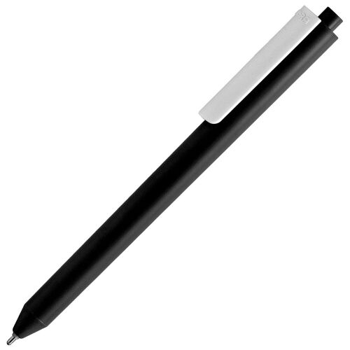 Ручка шариковая Pigra P03 Mat, черная с белым 1